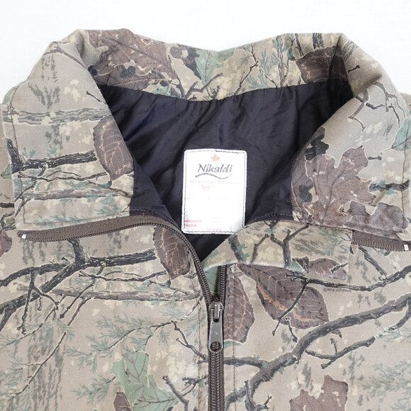 Vintage Nikaldi Camo Hunting Jacket Men's XL Lightweight Made in Canada 80s 90s - Picture 4 of 8